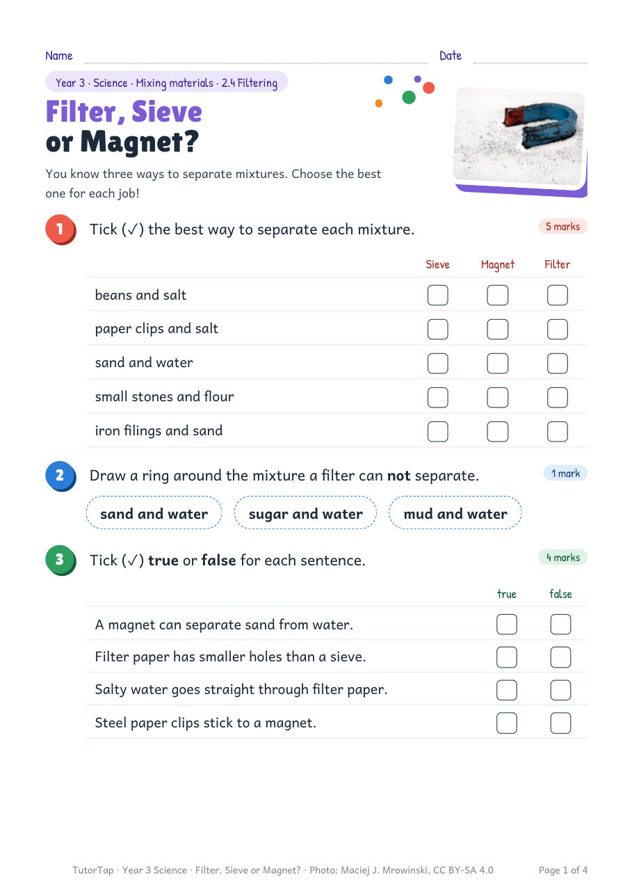 First page of Filter, Sieve or Magnet?