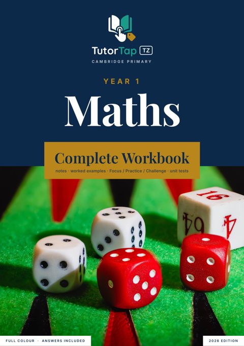 Cover of the TutorTap Year 1 complete workbook