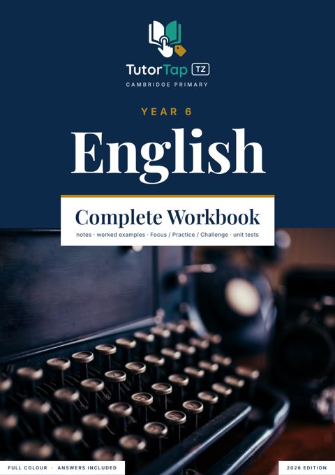 Cover of the TutorTap Year 6 complete workbook